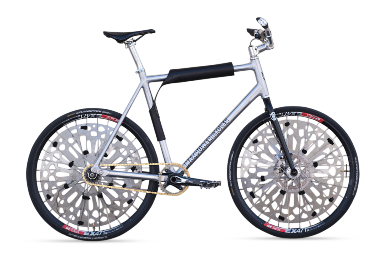 Photo d'un vélo de bike polo dédié de profil